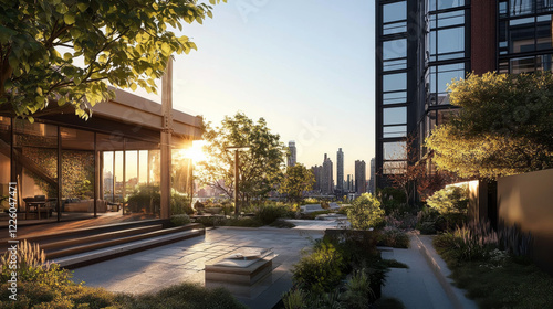 The urban landscape merges innovation with functionality.