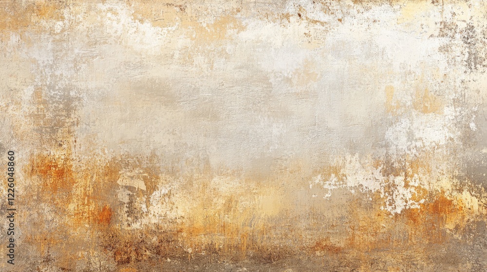 warm brown, beige, and gold tones on a rough grunge background. An old, worn appearance is produced by a rough texture with obvious brushstrokes and stains. warm brown, beige, and gold tones on a rough grunge background. An old, worn appearance is produced by a rough texture with obvious brushstrokes and stains.