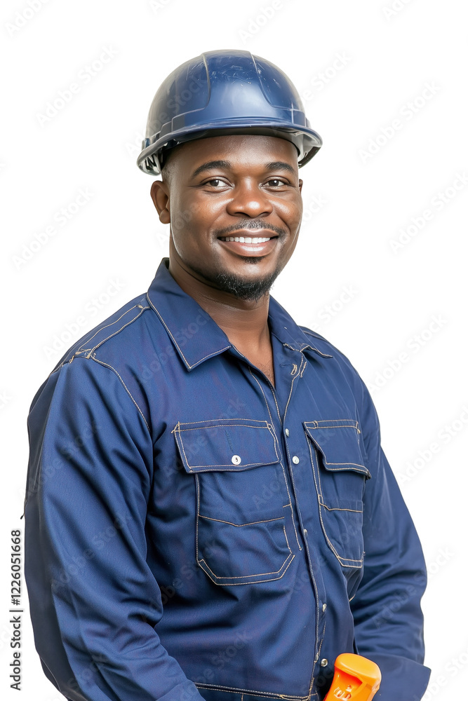 Experience worker technician in transparent background Experience worker technician in transparent background