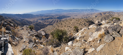 Panorama From South Inspiration Overlooking The Coachella Valley