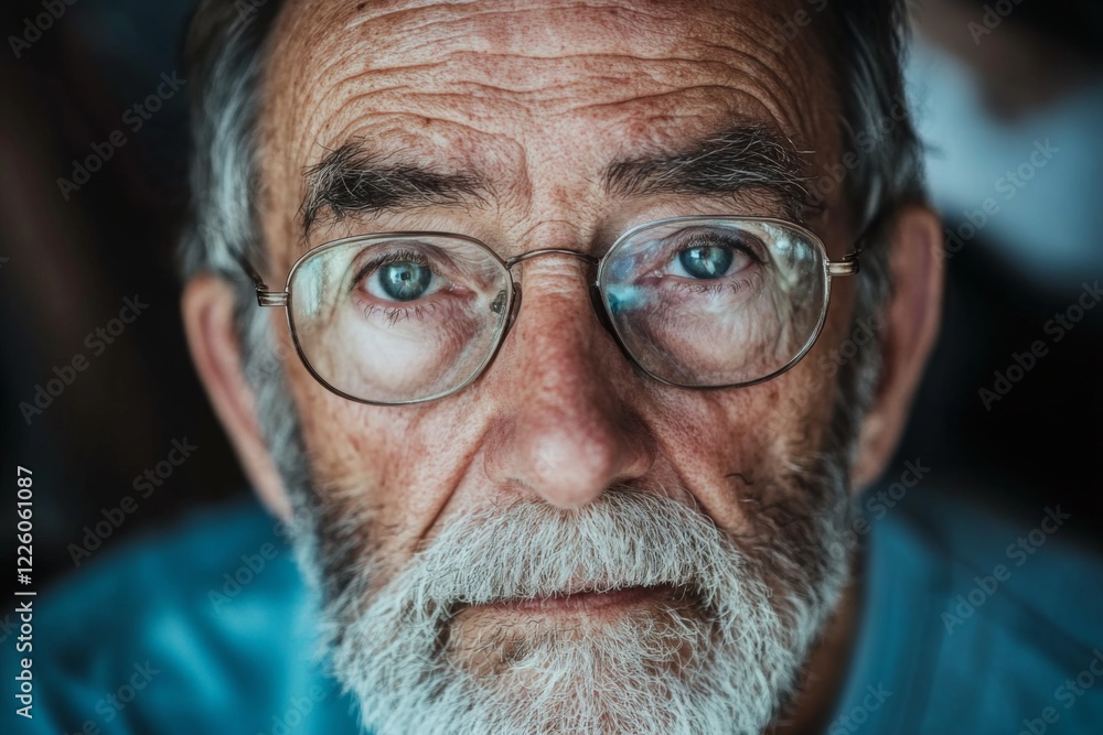 Portrait of a senior man at dentist Portrait of a senior man at dentist