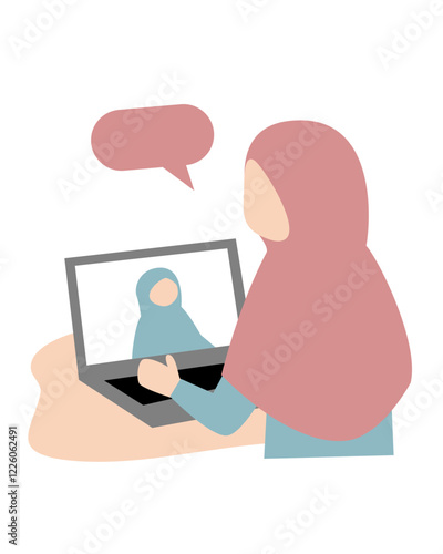 Digital Connection: Muslim Women Video Conferencing