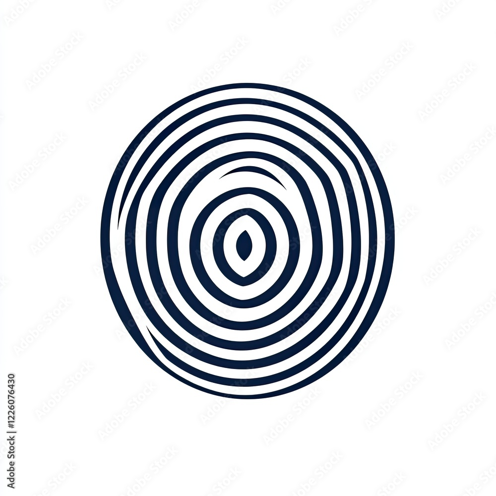 Abstract concentric circles design element. Abstract concentric circles design element.