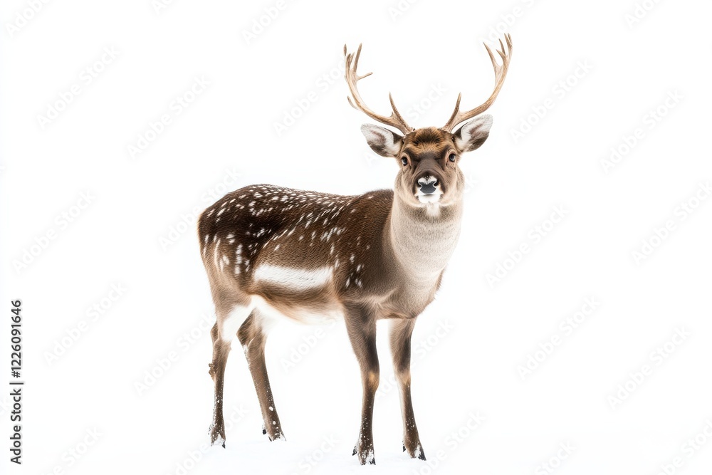 Fallow Deer in Winter Wonderland Fallow Deer in Winter Wonderland
