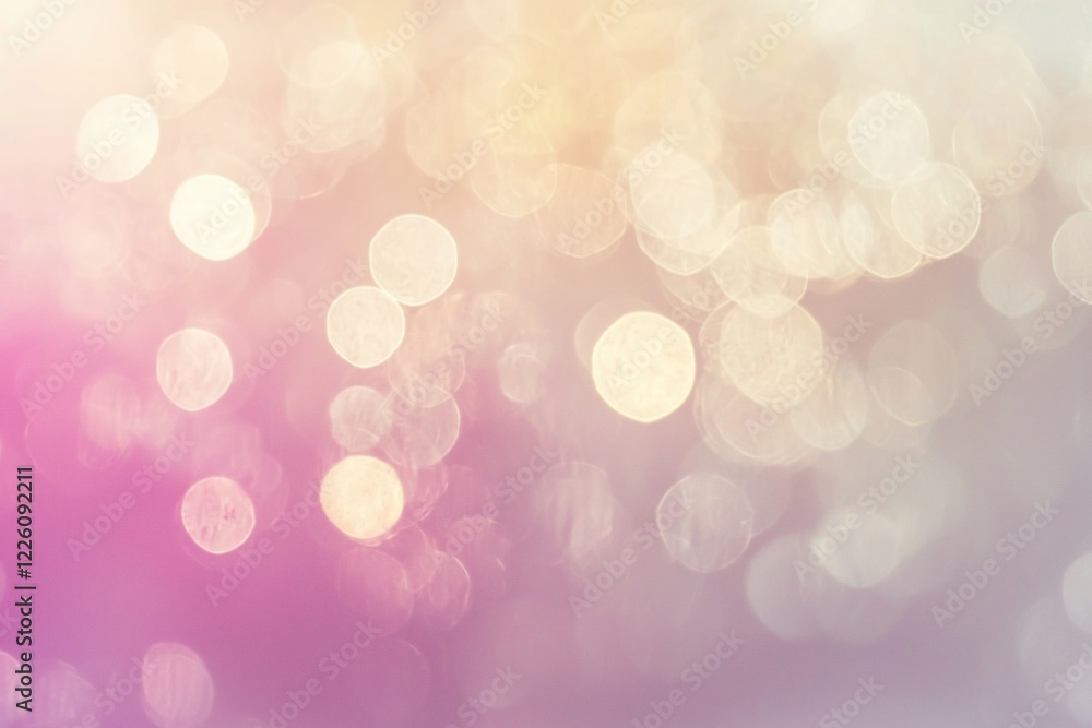 Soft pastel bokeh background with blurred lights creating a dreamy atmosphere for design use Soft pastel bokeh background with blurred lights creating a dreamy atmosphere for design use