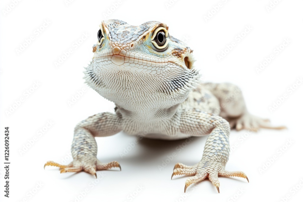 Naklejka premium Close-up of a Bearded Dragon