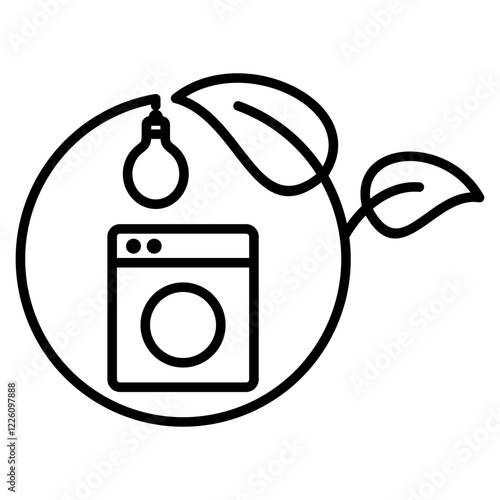 energy efficient appliances icon