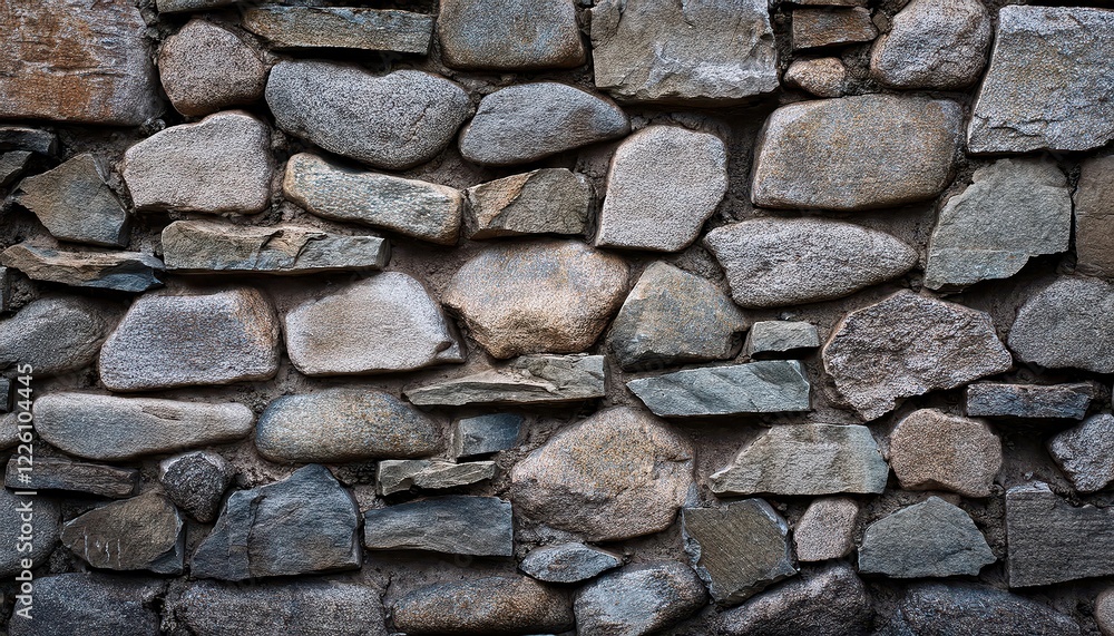Authentic Worn Texture of an Ancient Stone Wall, Exuding the Character and Patina of Time in a Timeless Landscape Authentic Worn Texture of an Ancient Stone Wall, Exuding the Character and Patina of Time in a Timeless Landscape