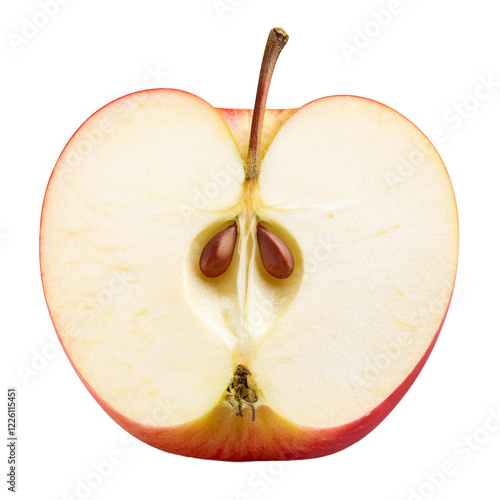 half of an apple