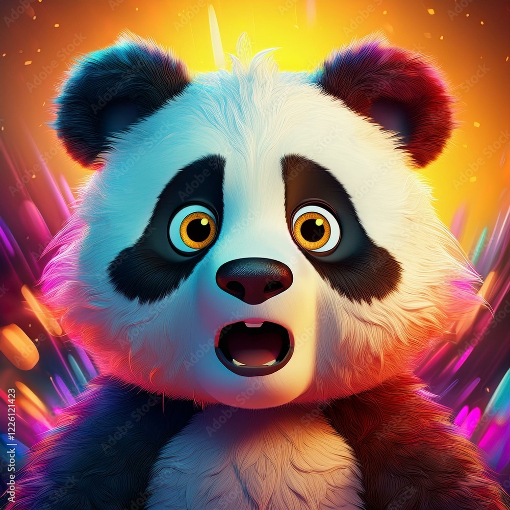 Lustiger Pandabär Lustiger Pandabär
