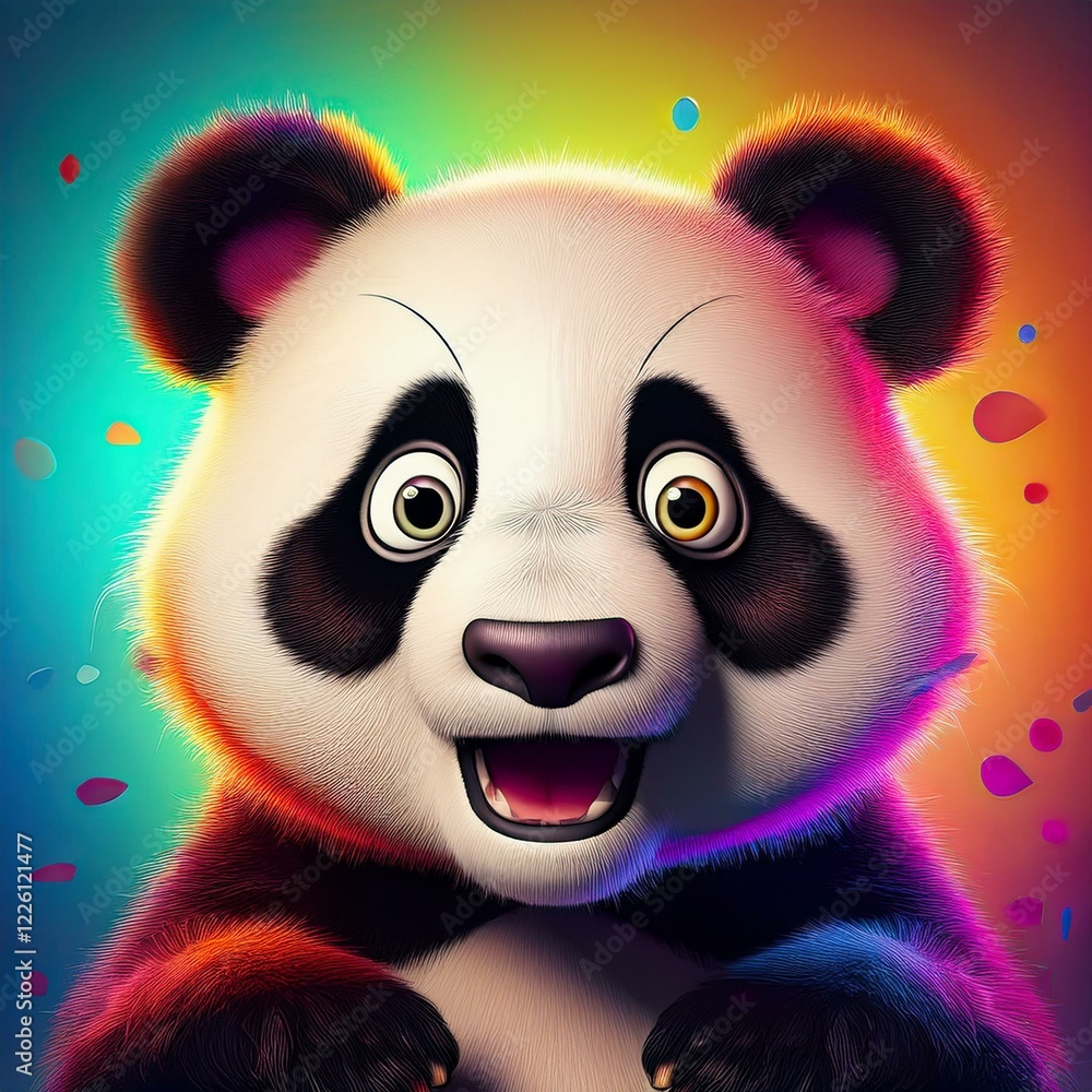 Lustiger Pandabär Lustiger Pandabär