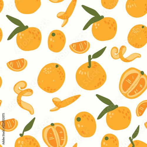 Modern abstract vector design with seamless Fruits pattern and unique textures, ideal for fabric, stationery, and home decor.