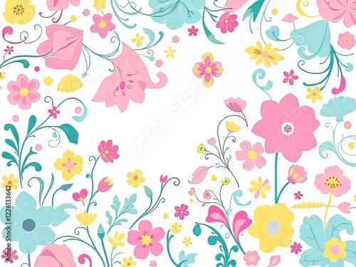 Enchanted Easter Vegetable Garden - Vibrant Magical Motifs