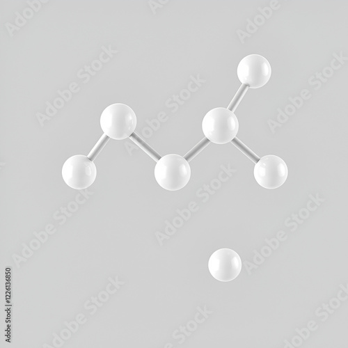 Sodium amide (sodamide or sodium azanide), is the inorganic compound with the formula NaNH2 or H2NNa. 3D render. Seamless loop. Chemical structure model: Ball and Stick. photo