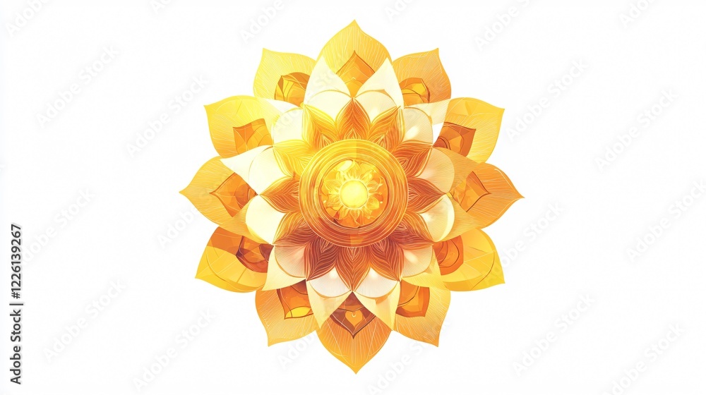 Vibrant Manipura Solar Plexus Chakra Meditation Image for Spiritual Practices and Wellness Concept Vibrant Manipura Solar Plexus Chakra Meditation Image for Spiritual Practices and Wellness Concept