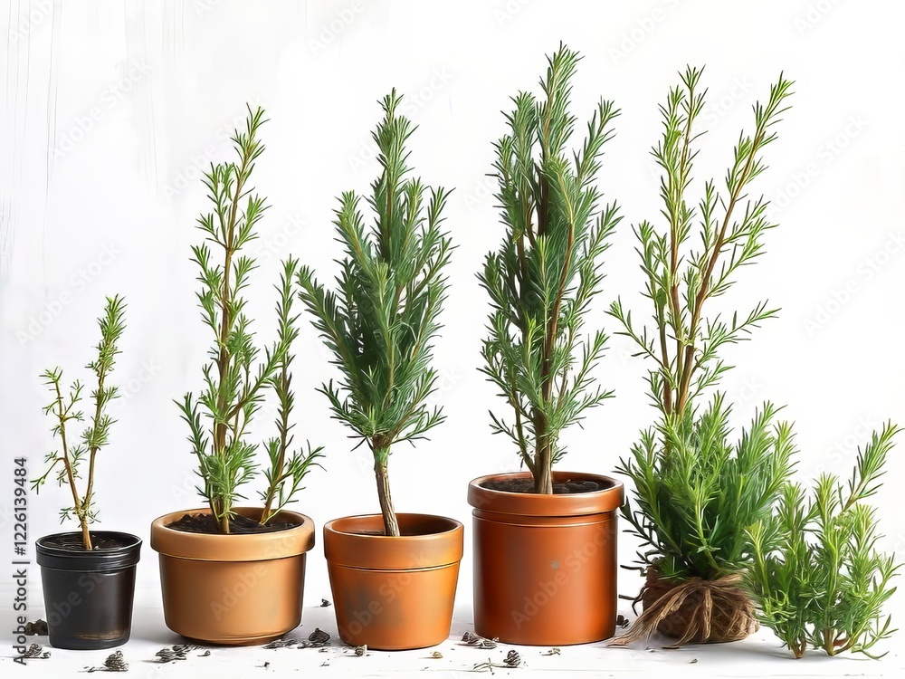 Fototapeta premium Rosemary Homesteading: A Vibrant Guide to Growing & Using