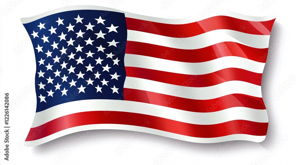 American Flag Shield Wide Angle Centered Composition for Graphic Design and Patriotic Concepts American Flag Shield Wide Angle Centered Composition for Graphic Design and Patriotic Concepts