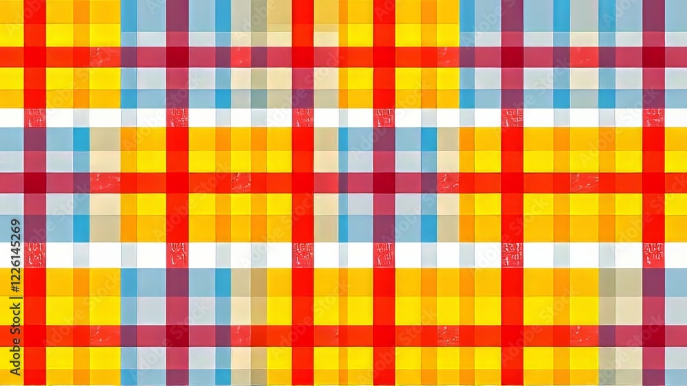 Vibrant Buffalo Check Pattern Backgrounds - AI Art Vibrant Buffalo Check Pattern Backgrounds - AI Art