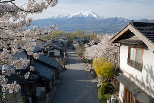 Spring Equinox in Japan: seasonal celebration, nature appreciation, cultural tradition, cherry blossoms, vernal balance, ancient customs, Shunbun no Hi, daylight equality, Japanese rituals. photo