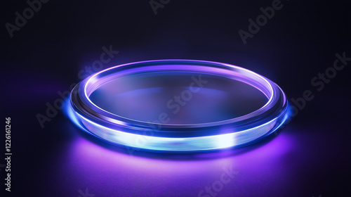 ring on blue