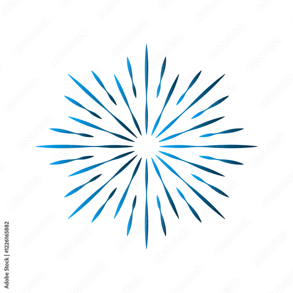 Firework icon design template Firework icon design template