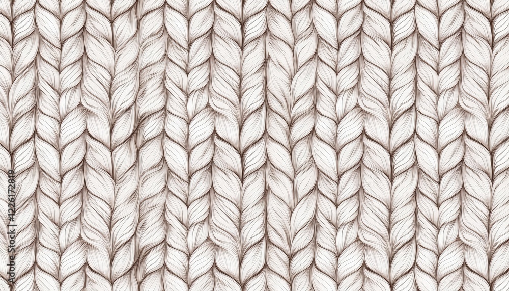 Elegant and Textured White Knitted Seamless Pattern, Showcasing Immaculate Craftsmanship and Intricate Detail, Perfect for Fashion Accessories or Home Decor. Elegant and Textured White Knitted Seamless Pattern, Showcasing Immaculate Craftsmanship and Intricate Detail, Perfect for Fashion Accessories or Home Decor.
