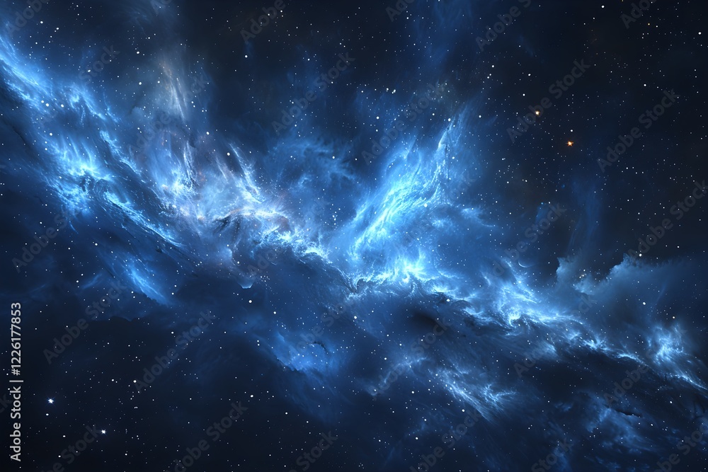 A close up of a galaxy with a star in the background A close up of a galaxy with a star in the background