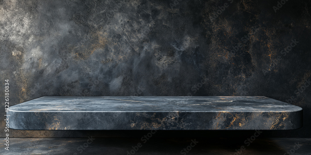 Modern marble display table contemporary interior product photography minimalist environment top view luxury design aesthetic Modern marble display table contemporary interior product photography minimalist environment top view luxury design aesthetic