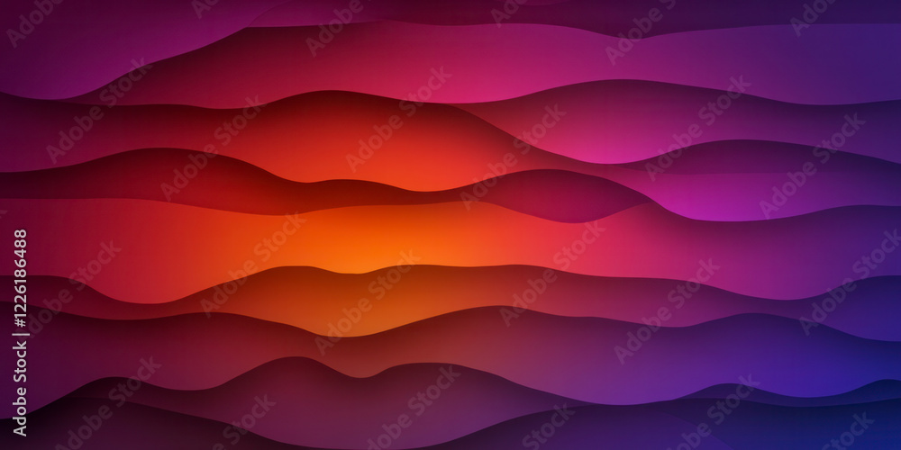 Vibrant Gradient Waves in Warm and Cool Tones for Background Use Vibrant Gradient Waves in Warm and Cool Tones for Background Use