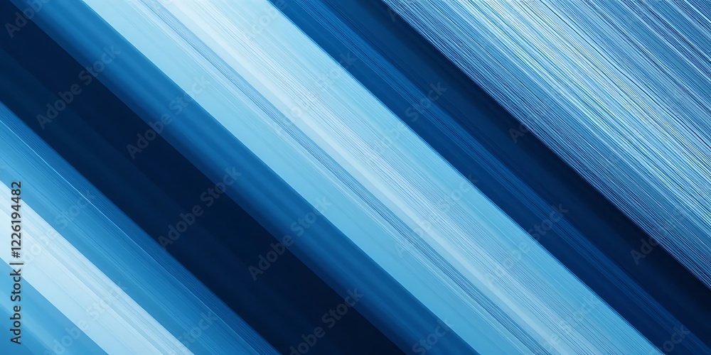 Fototapeta premium Abstract Blue Diagonal Lines Pattern Background