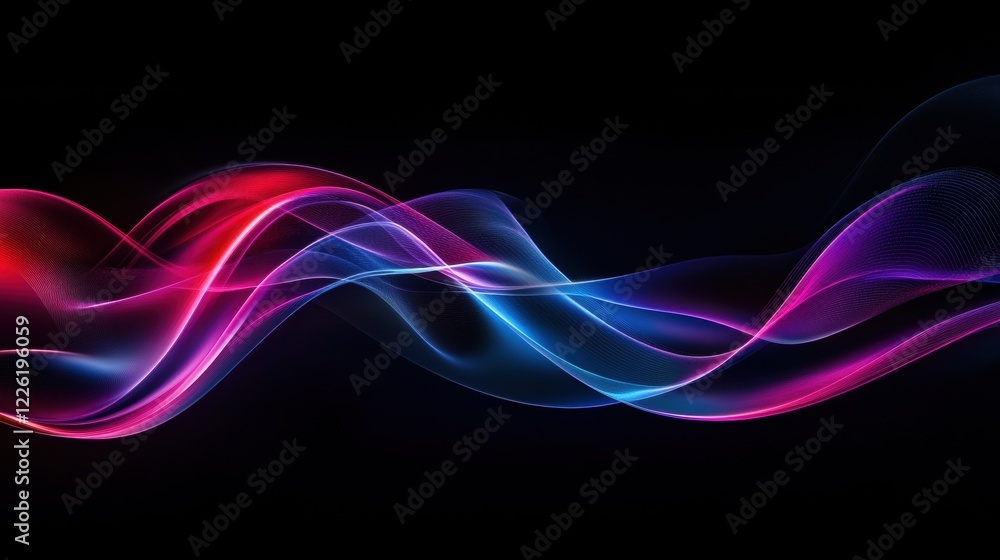 Dynamic light waves abstract art digital visuals dark background high-tech aesthetics motion graphics Dynamic light waves abstract art digital visuals dark background high-tech aesthetics motion graphics