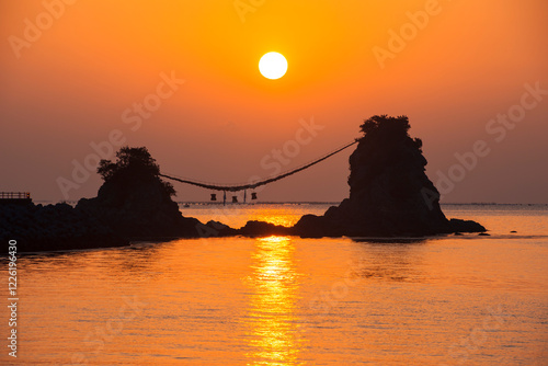豊後二見ヶ浦の朝日
