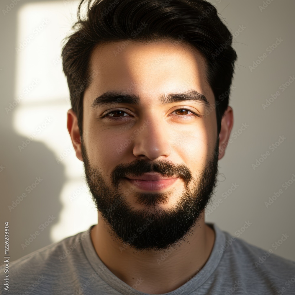Fototapeta premium Portrait of a bearded man