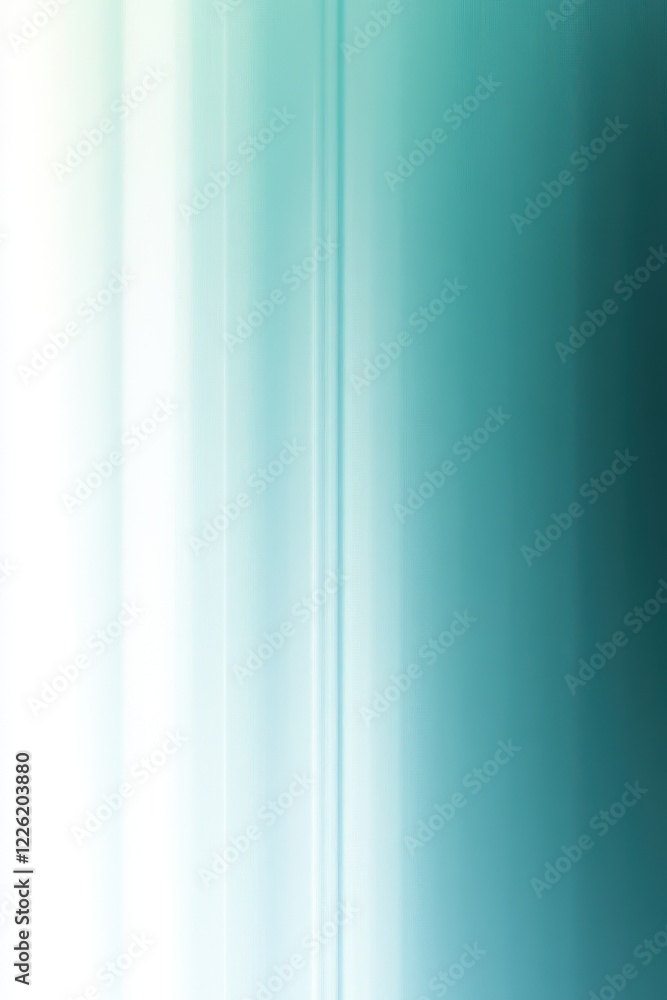 Obraz premium Pale turquoise gradient fading into white, featuring a soft, grainy texture, perfect for adding a fresh vibe to backgrounds