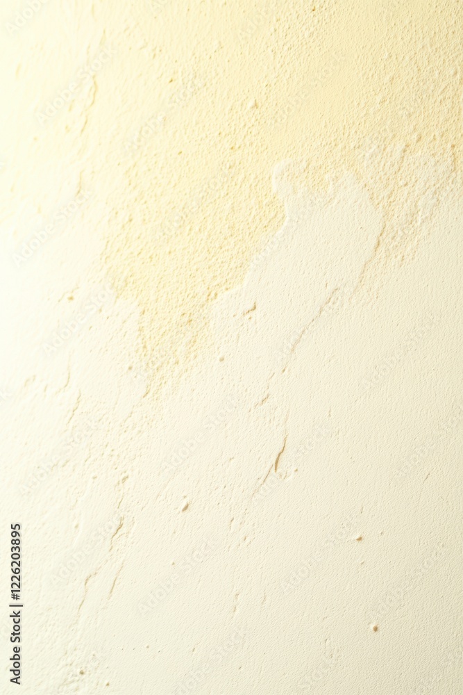 Fototapeta premium Pale yellow gradient fading into white, with a faint grainy texture, ideal for backgrounds or as a soft backdrop in designs