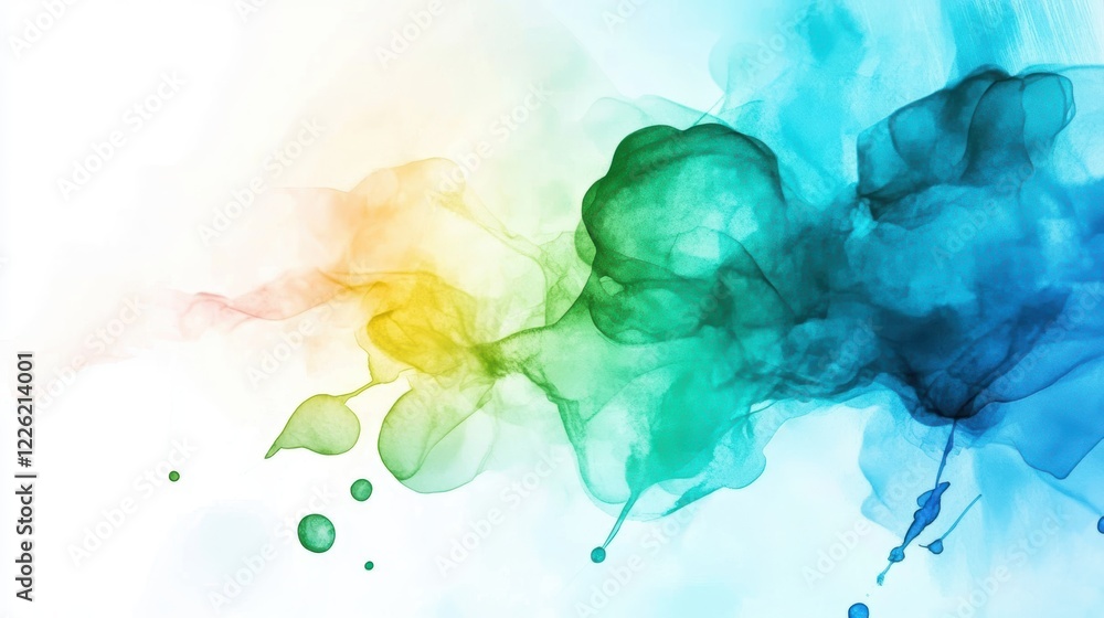 Obraz premium Creative abstract art splash studio digital artwork colorful environment artistic viewpoint visual inspiration