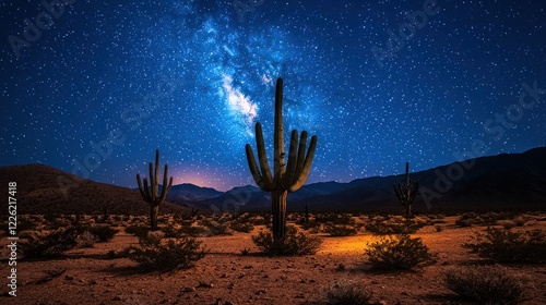 Majestic Night Sky Over Sonoran Desert, Arizona