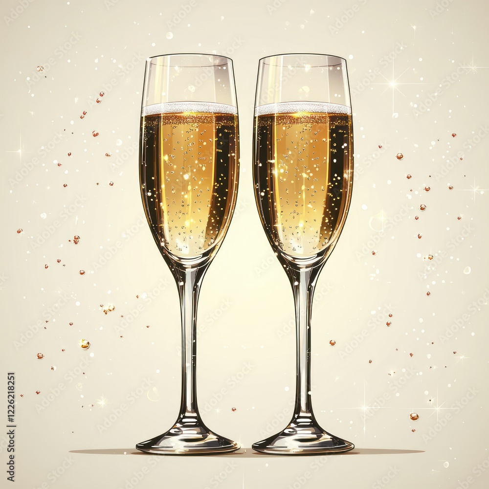 Champagne Celebration Toast Clinking Glasses Festive Event Party Anniversary Wedding Joy Success Beverage Champagne Celebration Toast Clinking Glasses Festive Event Party Anniversary Wedding Joy Success Beverage