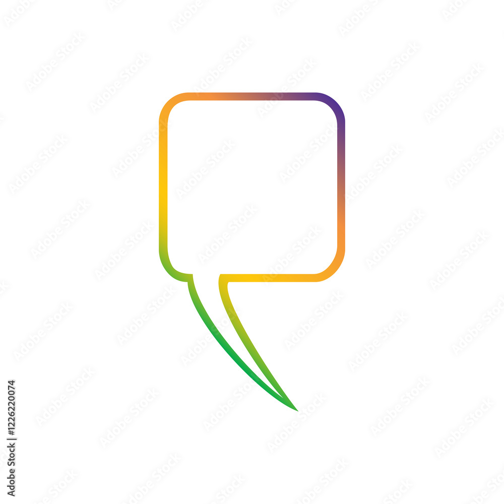 Fototapeta premium Speech bubble icon