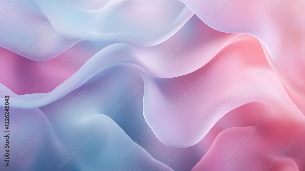 Abstract Pastel Pink and Blue Wave Design Abstract Pastel Pink and Blue Wave Design