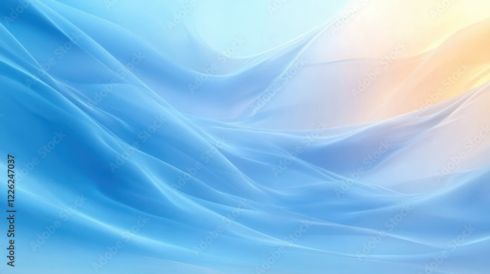 serene abstract landscape soft blue gradients flowing shapes minimalism light curves transitions serene abstract landscape soft blue gradients flowing shapes minimalism light curves transitions
