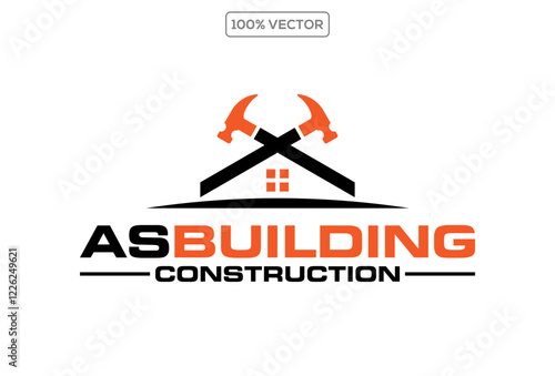 Building Contruction Logo Design Vector Illustration template