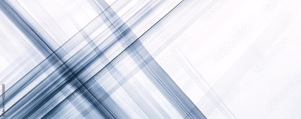 Abstract background with blue lines crossing and fading, creating a sense of movement and depth