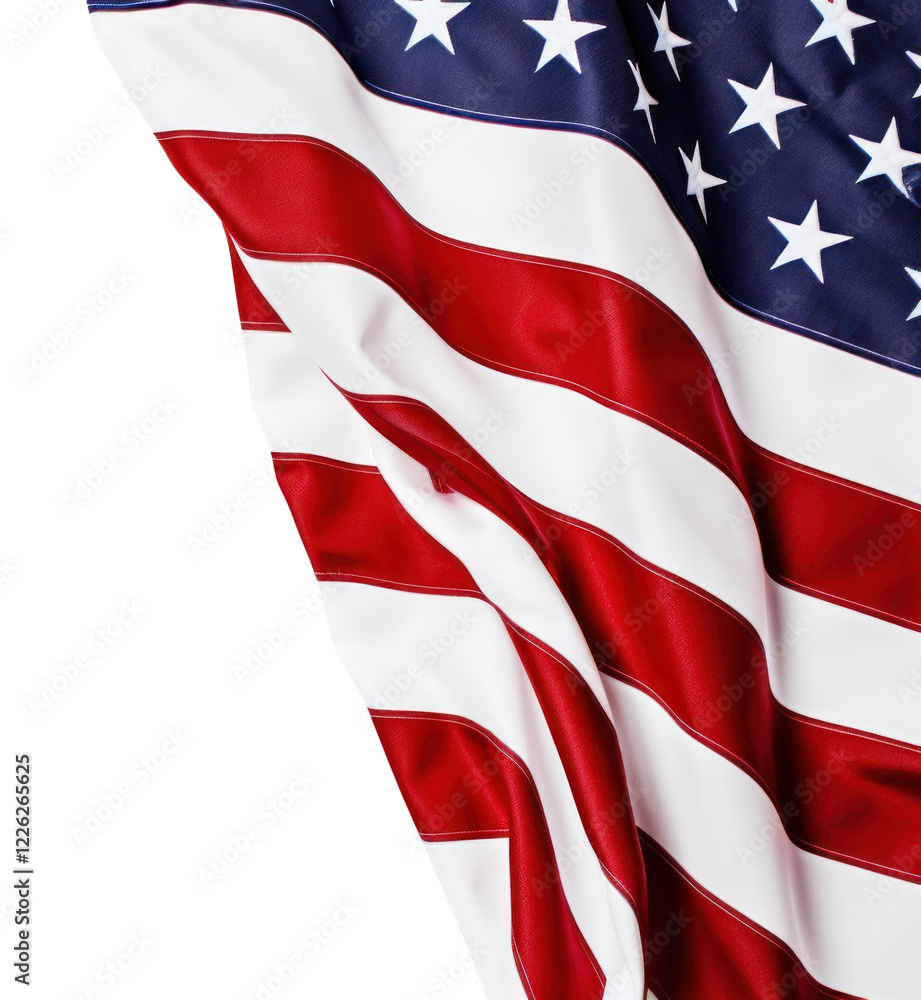 Obraz premium PNG American flag american white american flag.