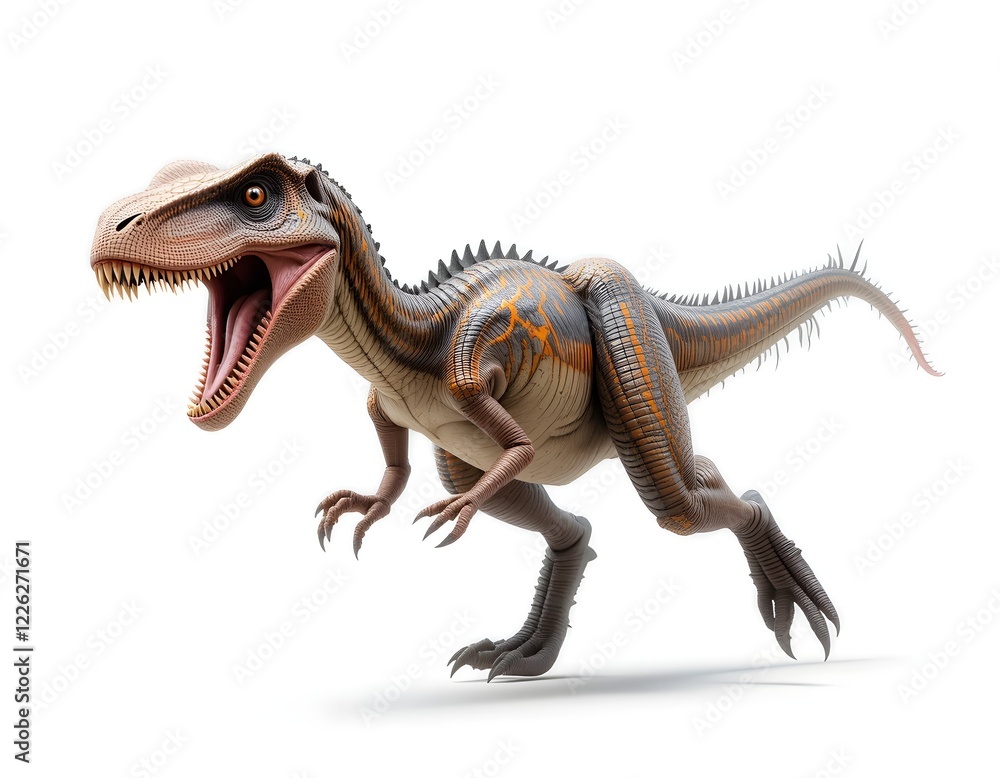 Fototapeta premium An extreme close-up view of dinosaurs