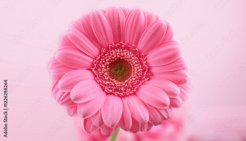 Delicate pink gerbera daisy in soft light. Delicate pink gerbera daisy in soft light.