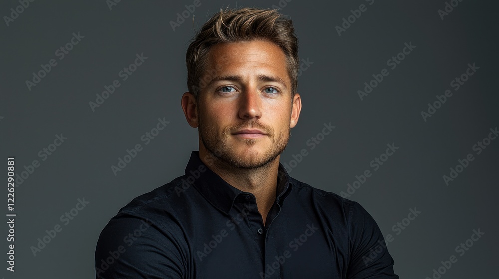 Portrait of a Confident Man Portrait of a Confident Man