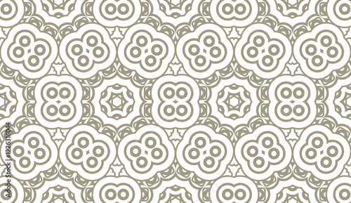 seamless geometric pattern. modern ornament. vector illustration. design for fashion, interior, background