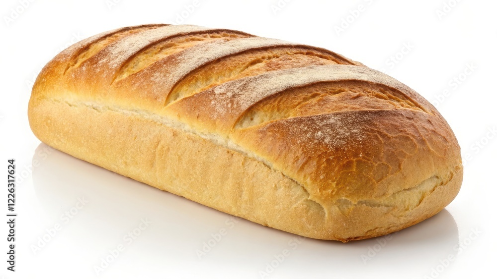 A Golden-Brown Crusty Loaf of Artisan Bread, Baked to Perfection, Ready for Slicing and Serving A Golden-Brown Crusty Loaf of Artisan Bread, Baked to Perfection, Ready for Slicing and Serving