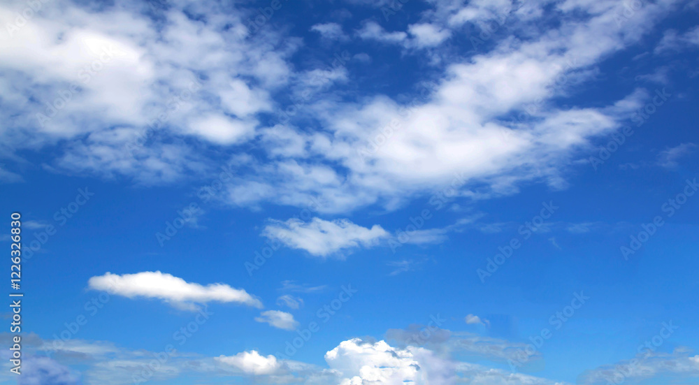 Obraz premium The vast blue sky